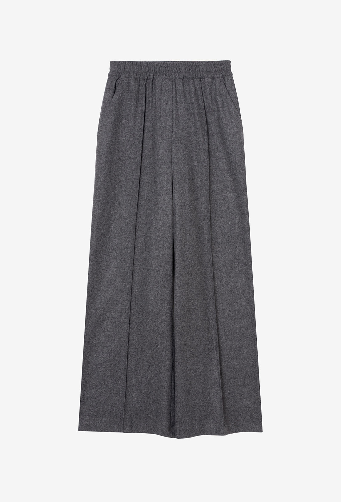 Broek met elastische taille Joly - Grijs