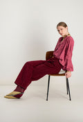 Weite Hose Indira - Bordeaux