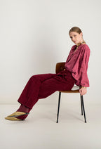 Weite Hose Indira - Bordeaux