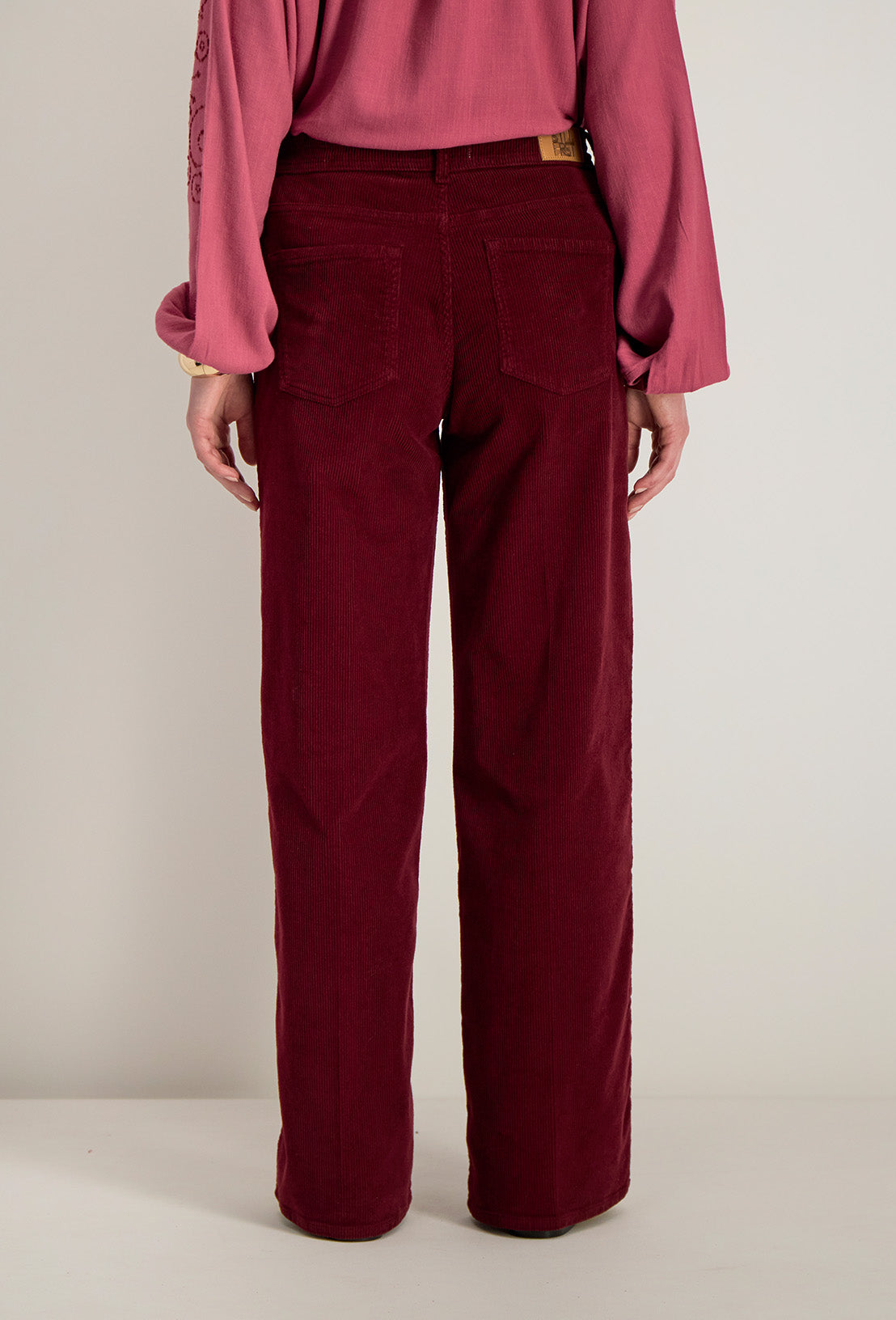 Weite Hose Indira - Bordeaux