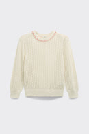 Pull Perles - Ecru