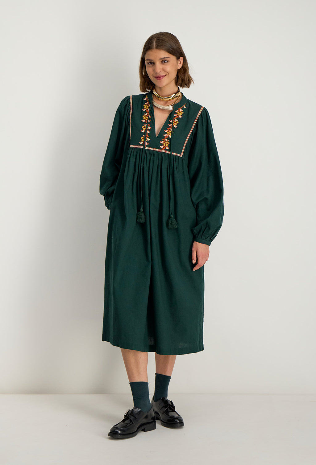 Robe Brodee Dalema - Foret
