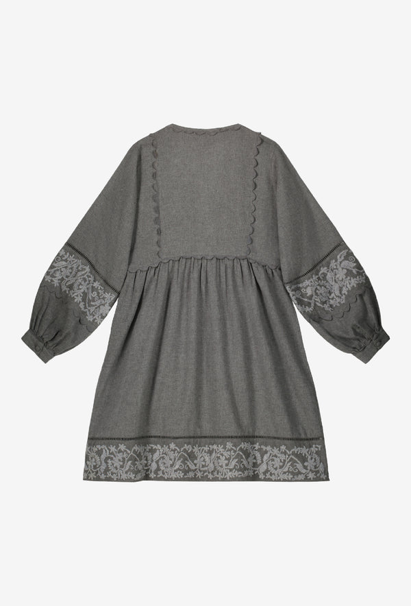 Abito Corto Ml Radia - Grigio