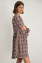 Robe Courte Azel - Bordeaux