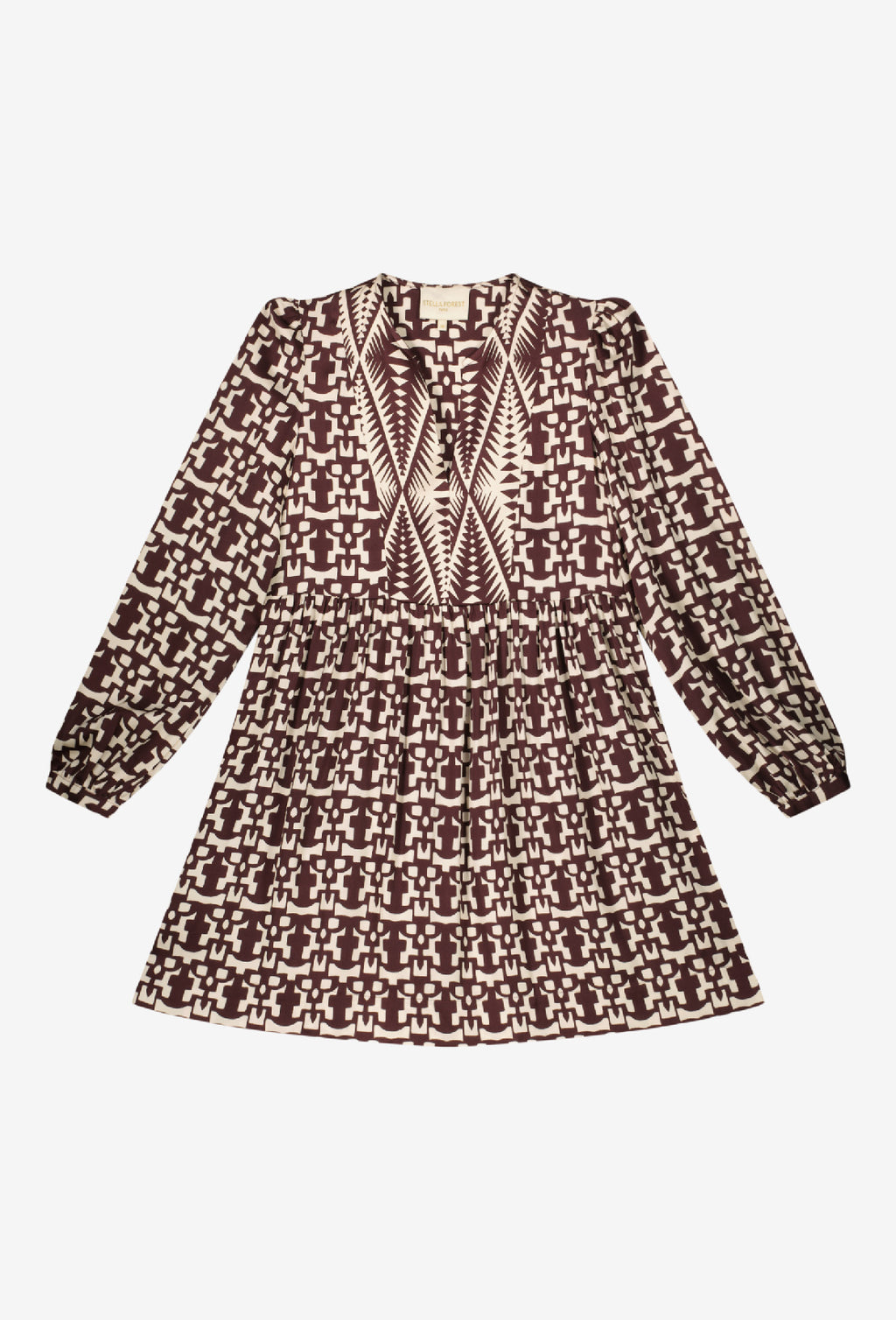 Robe Courte Azel - Bordeaux