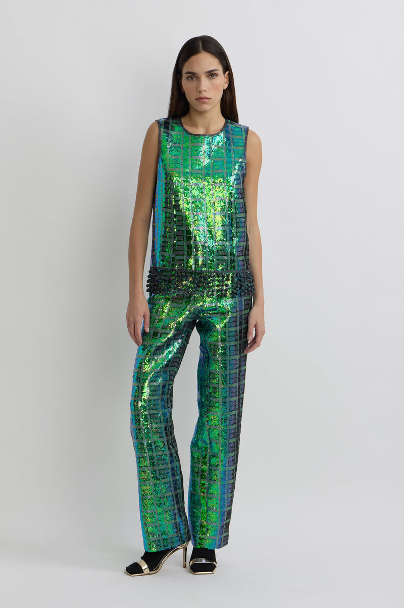 Pantalon Sequins - Tartan 2