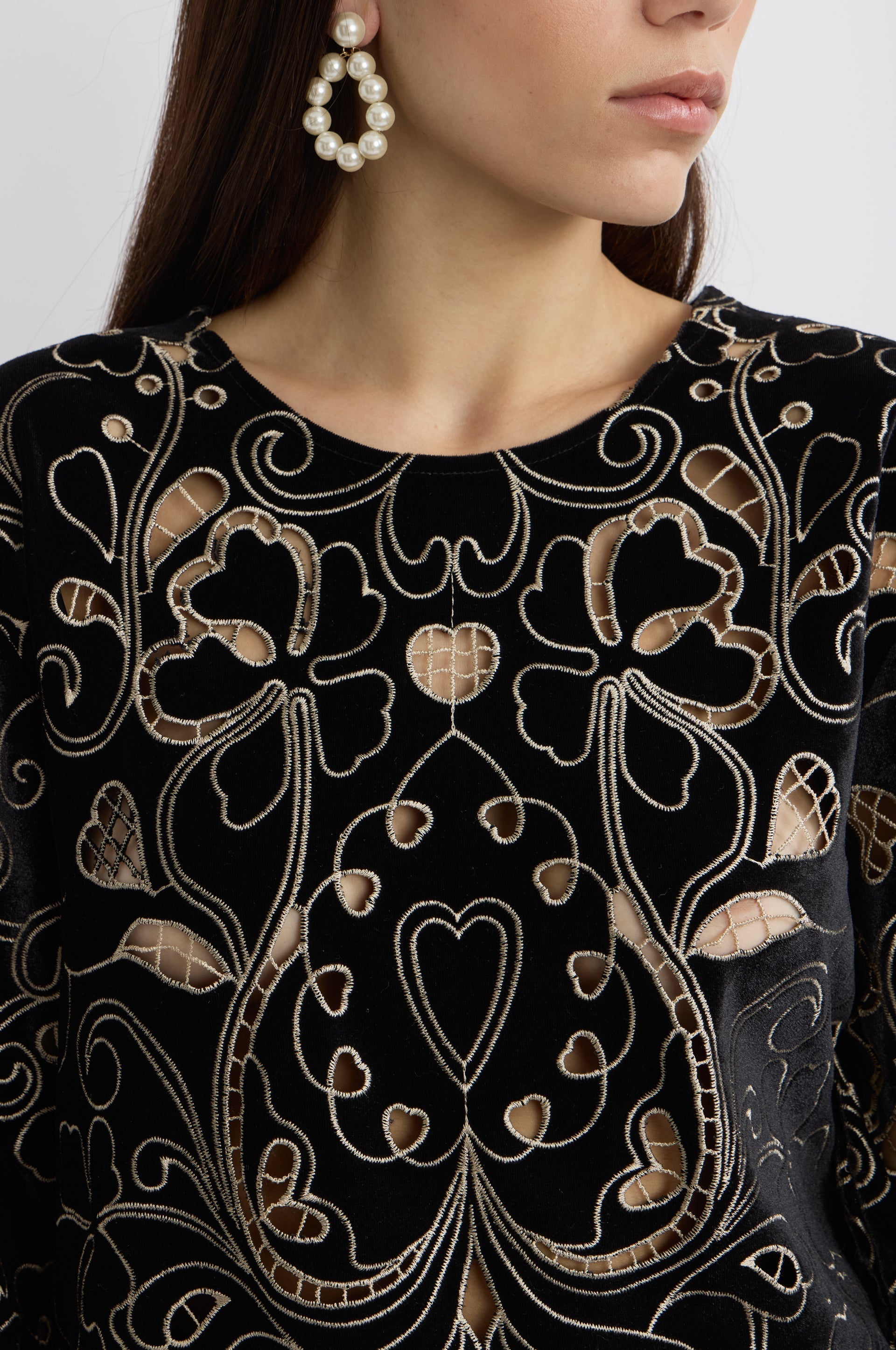 Blouse Suisse - Noir
