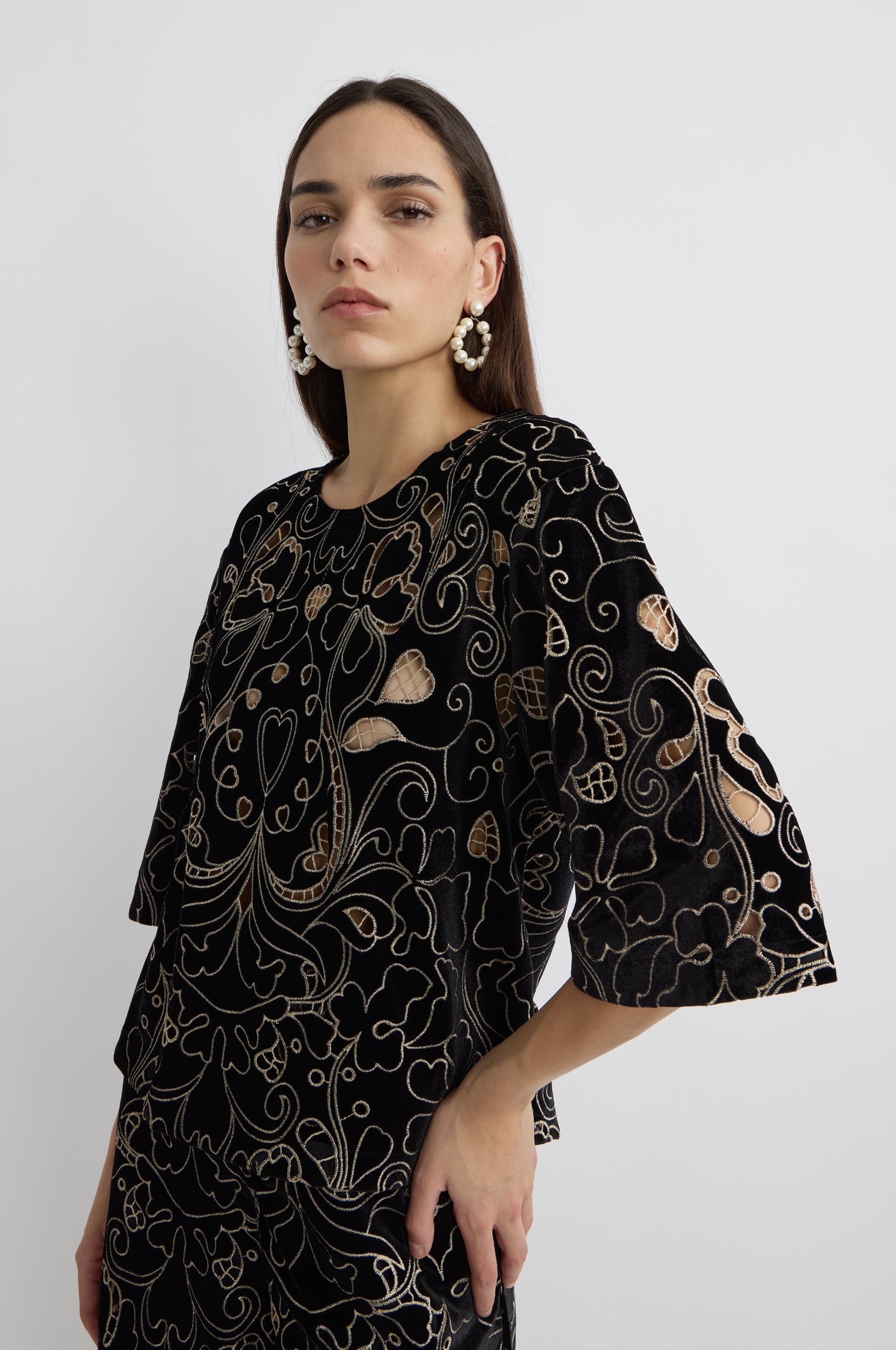 Blouse Suisse - Noir