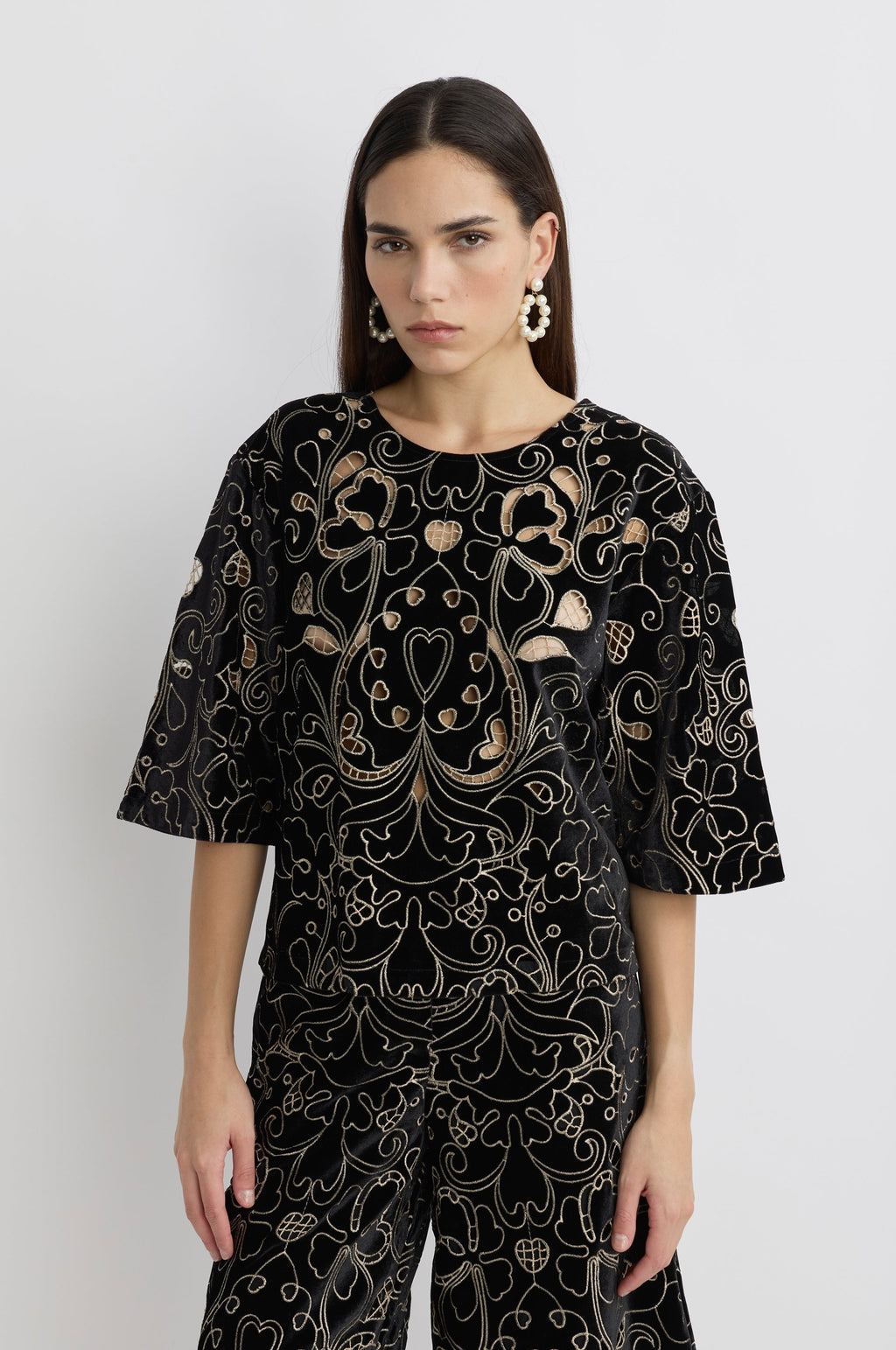 Blouse Suisse - Noir