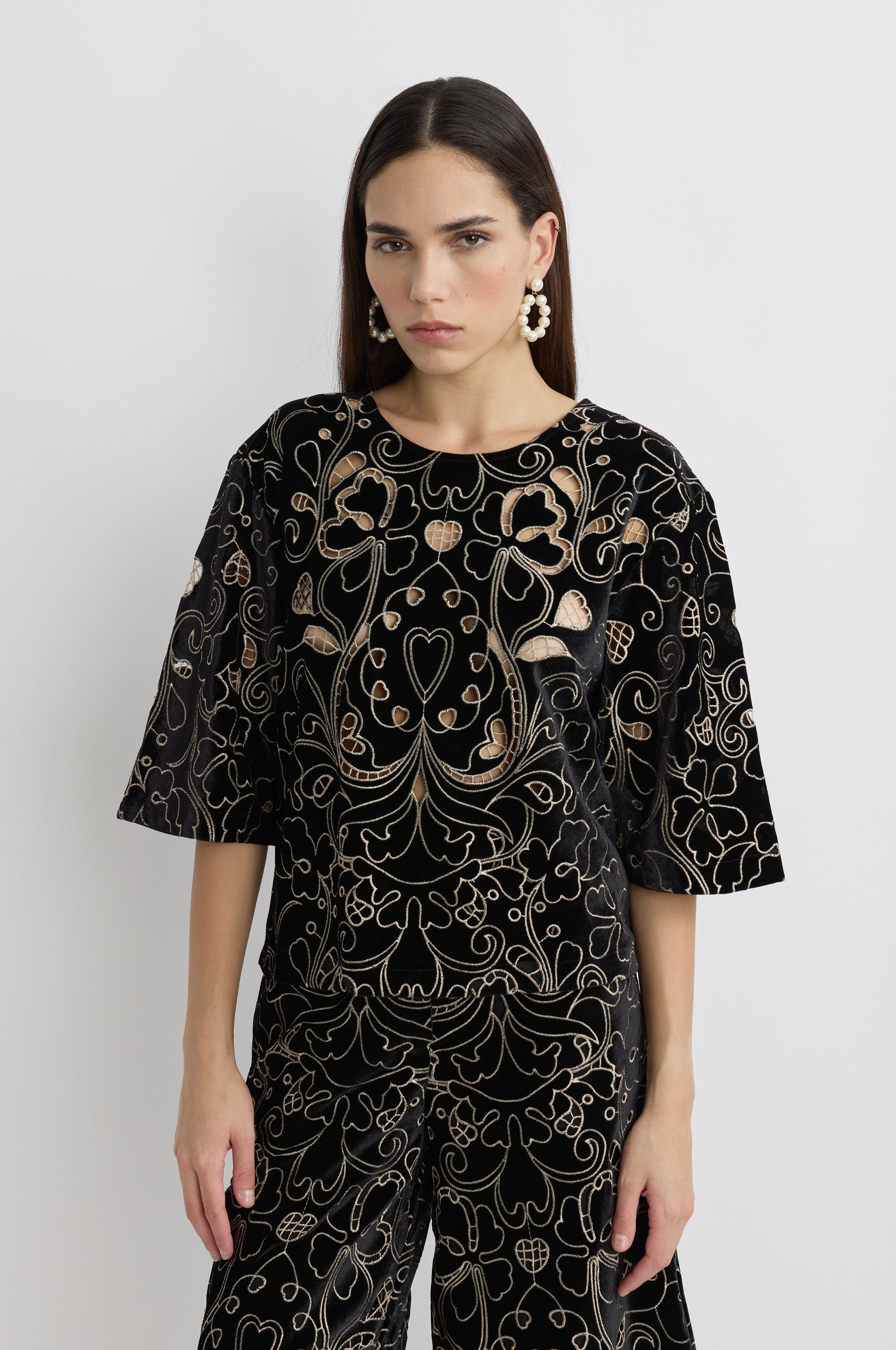 Blouse Suisse - Noir