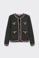 Cardigan Twist - Gris