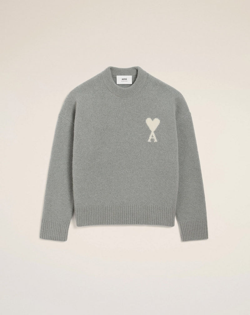 Ami Paris - Jersey Ami De Coeur Alpaca Cuello Redondo