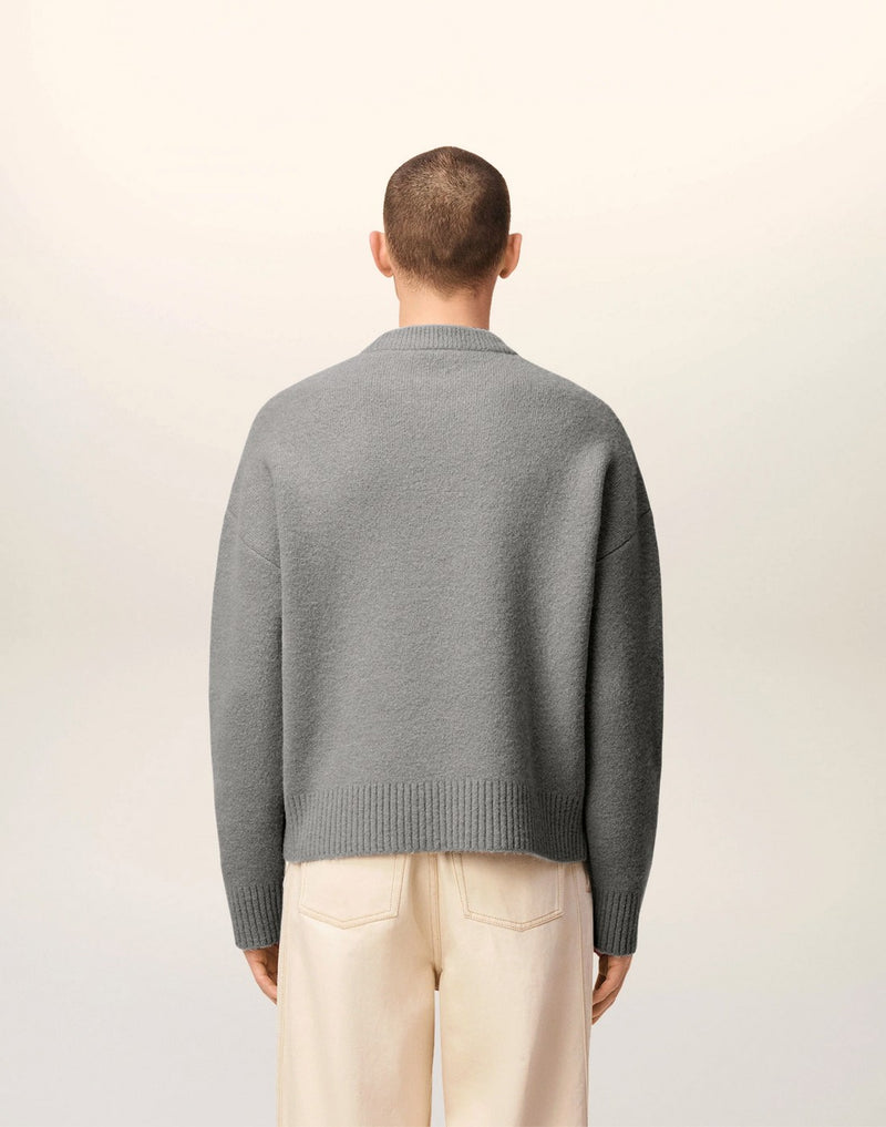 Ami Paris - Jersey Ami De Coeur Alpaca Cuello Redondo