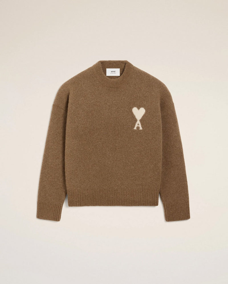 Ami Paris - Jersey Ami De Coeur Alpaca Cuello Redondo