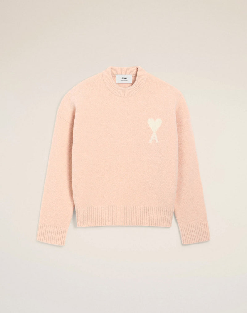 Ami Paris - Jersey Ami De Coeur Alpaca Cuello Redondo