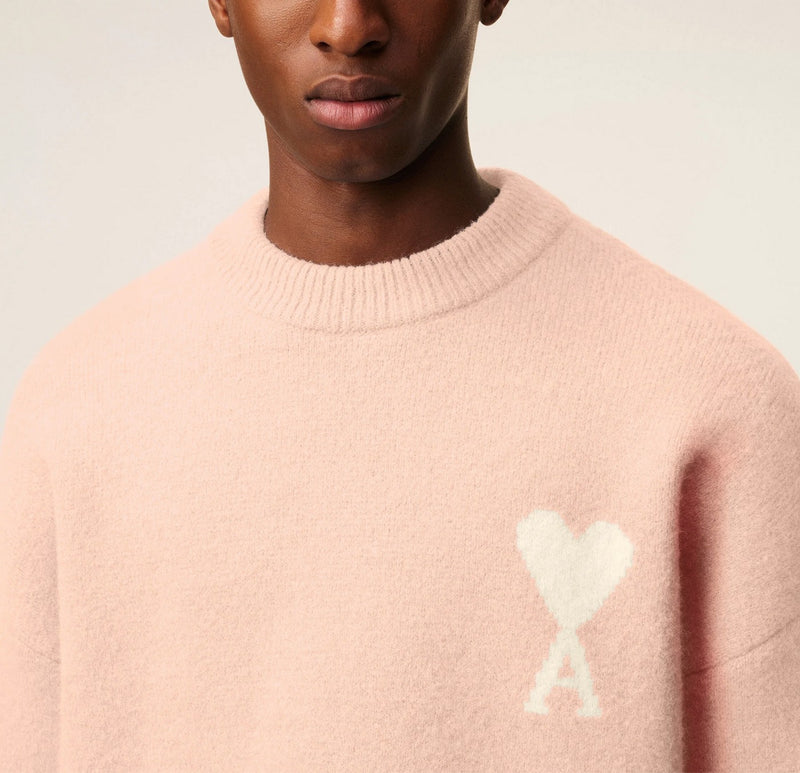 Ami Paris - Jersey Ami De Coeur Alpaca Cuello Redondo