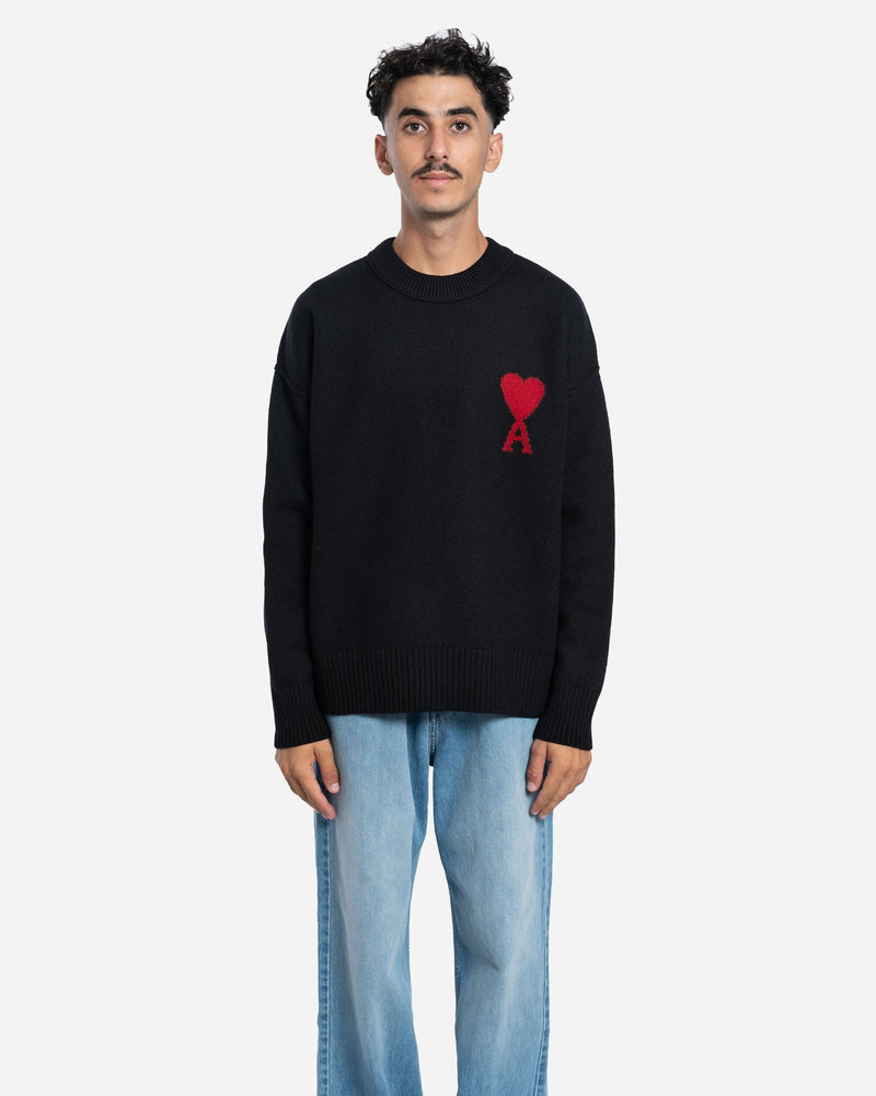 Ami Paris - Jersey De Lana Con Cuello Redondo Ami De Coeur