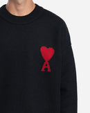 Ami Paris - Jersey De Lana Con Cuello Redondo Ami De Coeur