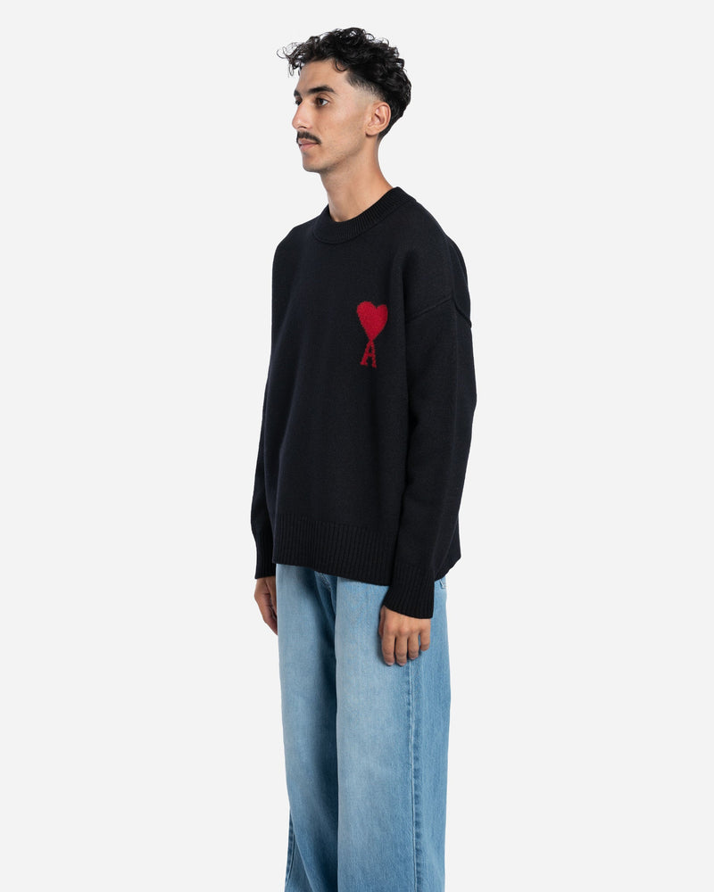 Ami Paris - Jersey De Lana Con Cuello Redondo Ami De Coeur