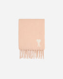 Ami Paris - Ami De Coeur Gray Alpaca Scarf