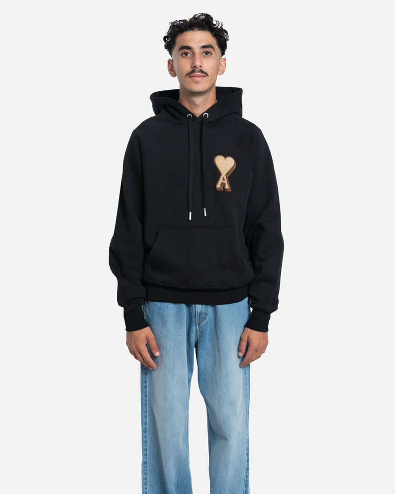 Ami Paris - Sudadera con capucha y parche Ami De Coeur