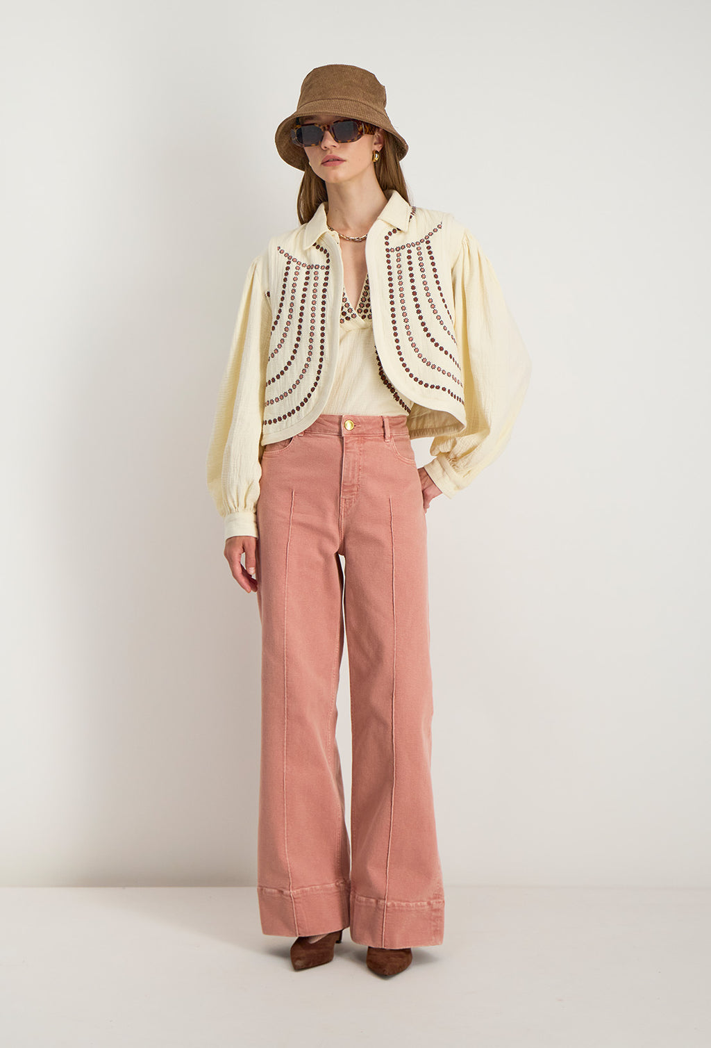 Gilet Sm Lois - Craie