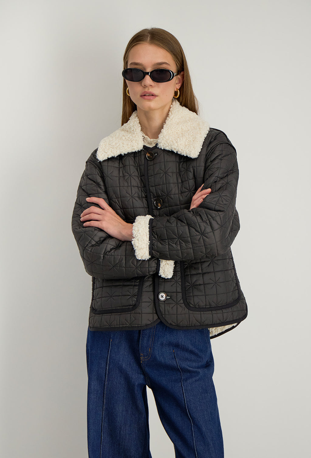 Veste Reversible Marija - Noir