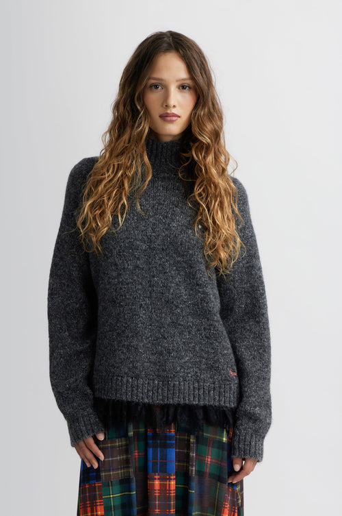 Col Roulé Wood - Ecru