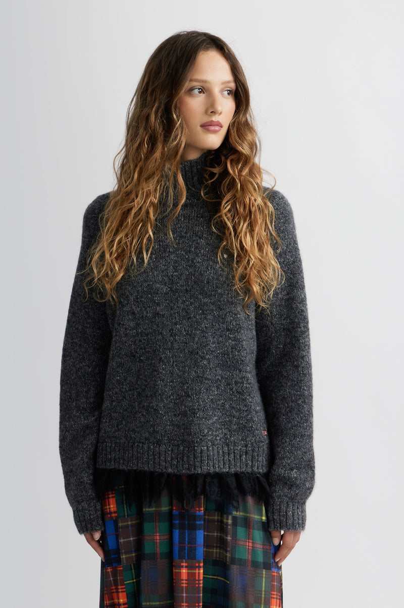 Col Roulé Wood - Ecru