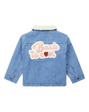 Veste Fille En Jean 100% Coton