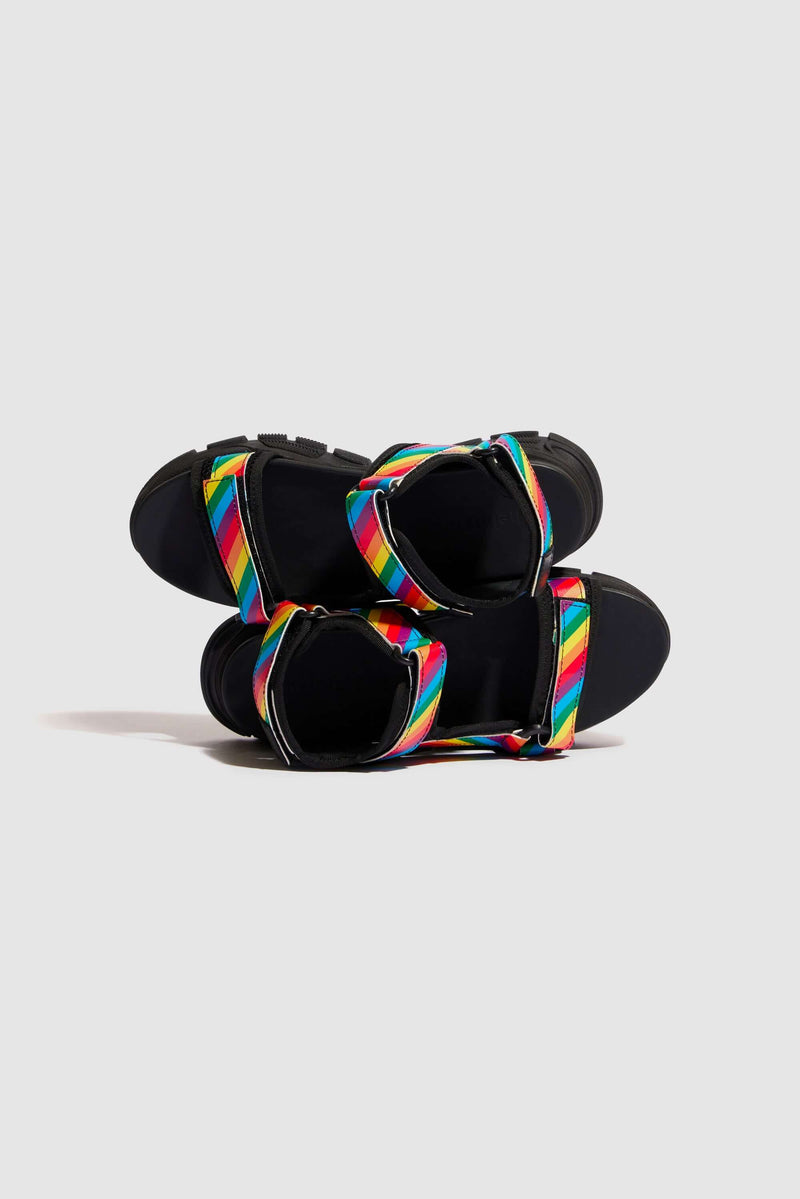 Sandales Travis En Cuir Rainbow