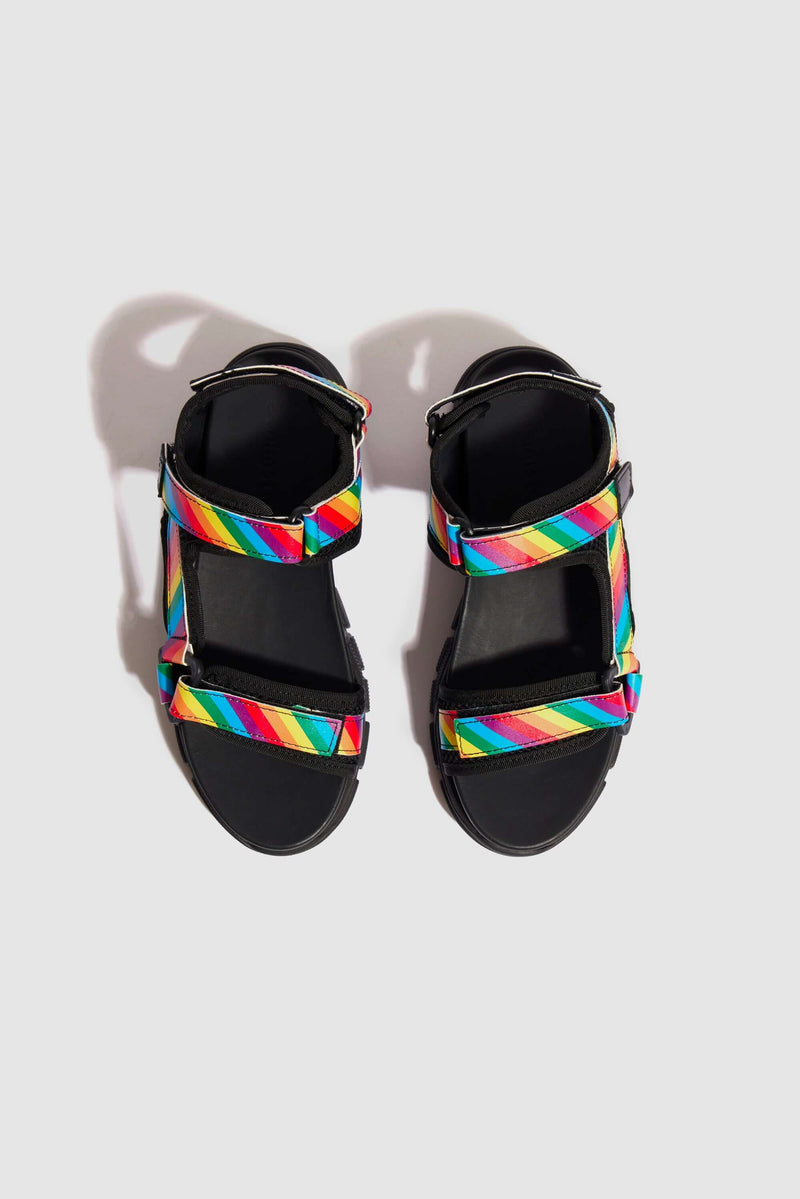 Sandales Travis En Cuir Rainbow