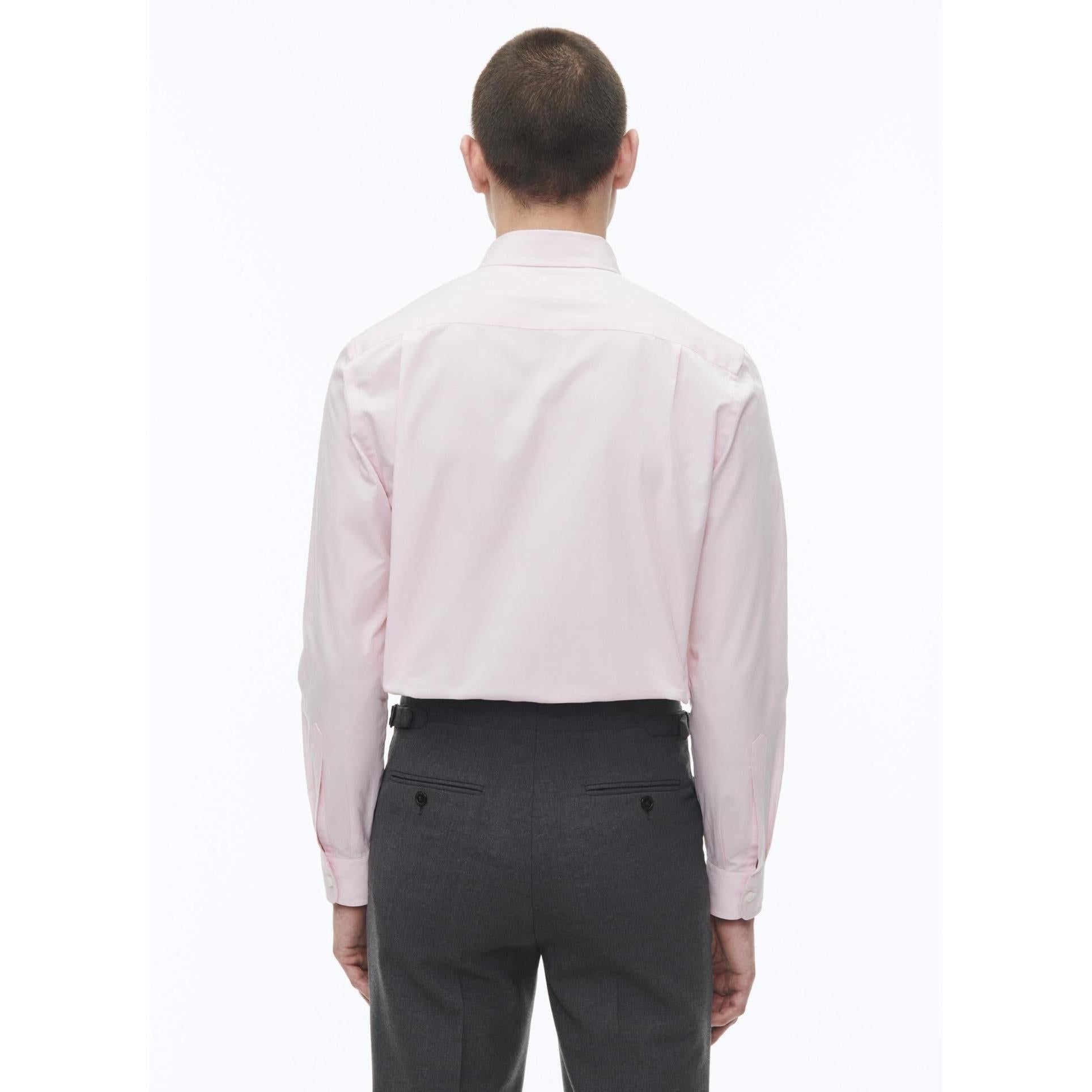 Camisa de popelina de algodón orgánico - Rosa