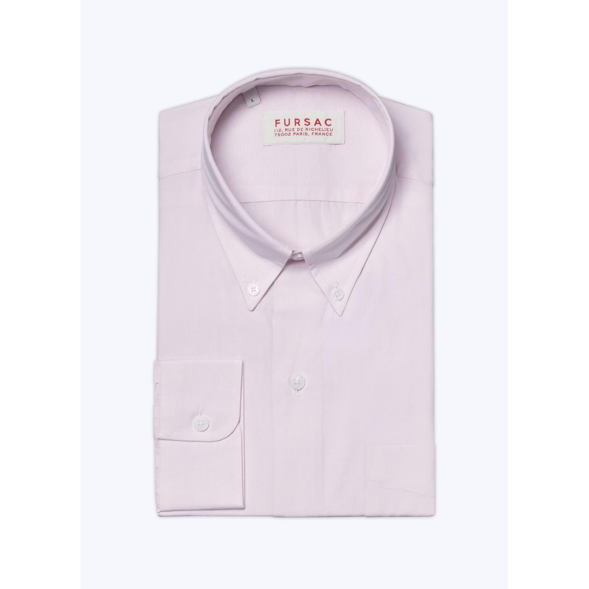 Camisa de popelina de algodón orgánico - Rosa