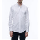 Camisa Oxford de algodón blanca - Blanco