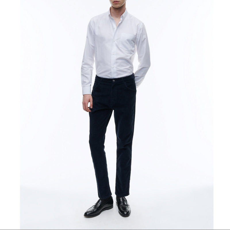Camisa Oxford de algodón blanca - Blanco