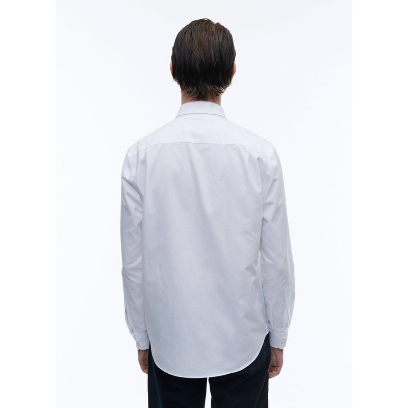 Camisa Oxford de algodón blanca - Blanco