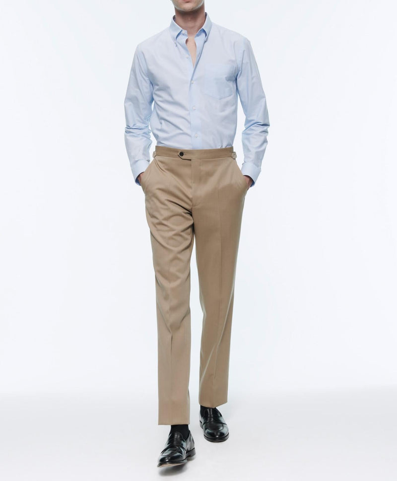 Fursac - Chemise En Oxford De Coton - Ciel - Homme