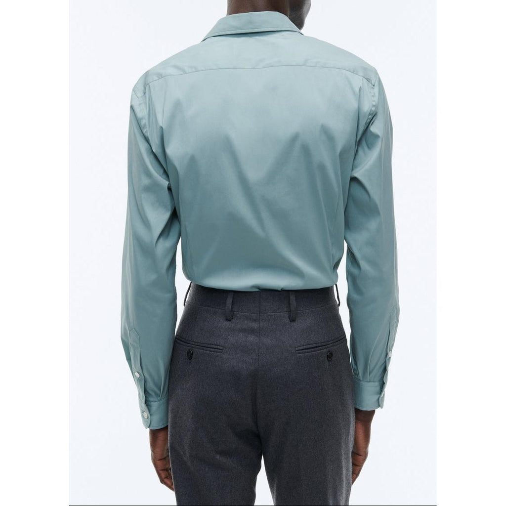 Fursac - Camisa En Popelín De Algodón Mixto - Verde