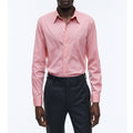 Fursac - Chemise Corail En Popeline De Coton Mélangé - Terre De Sienne - Homme