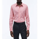 Fursac - Chemise Corail En Popeline De Coton Mélangé - Terre De Sienne - Homme