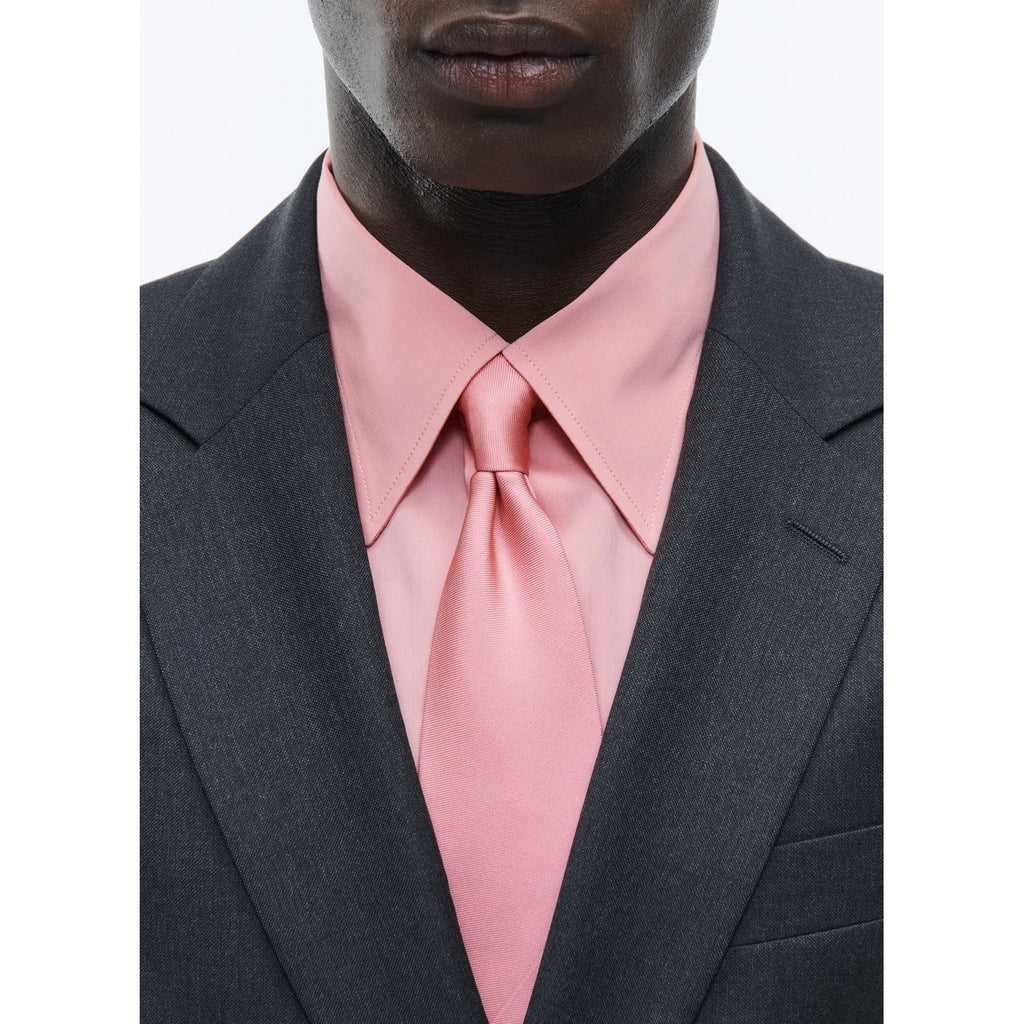 Fursac - Chemise Corail En Popeline De Coton Mélangé - Terre De Sienne - Homme