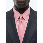 Fursac - Chemise Corail En Popeline De Coton Mélangé - Terre De Sienne - Homme