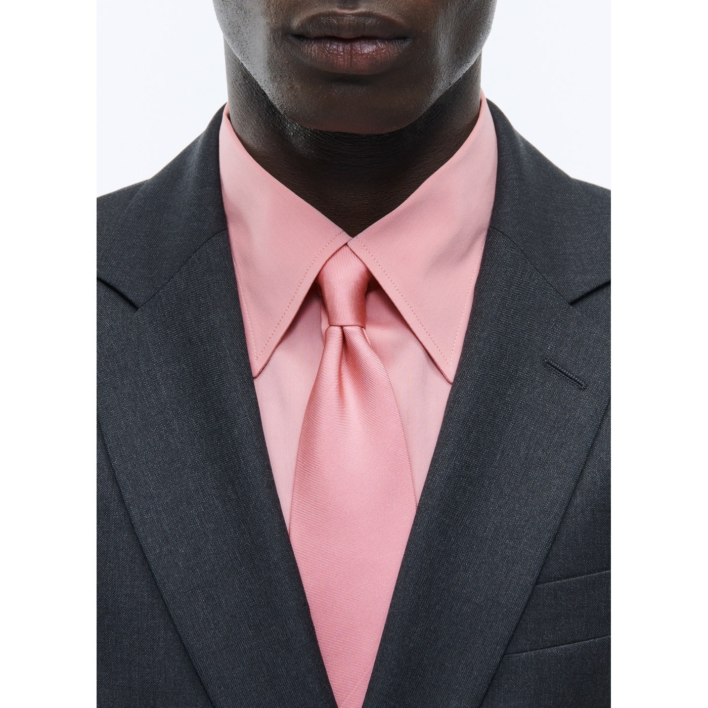 Fursac - Chemise Corail En Popeline De Coton Mélangé - Terre De Sienne - Homme