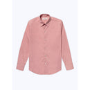 Fursac - Chemise Corail En Popeline De Coton Mélangé - Terre De Sienne - Homme