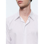 Fursac - Striped Cotton Poplin Shirt - White - Men