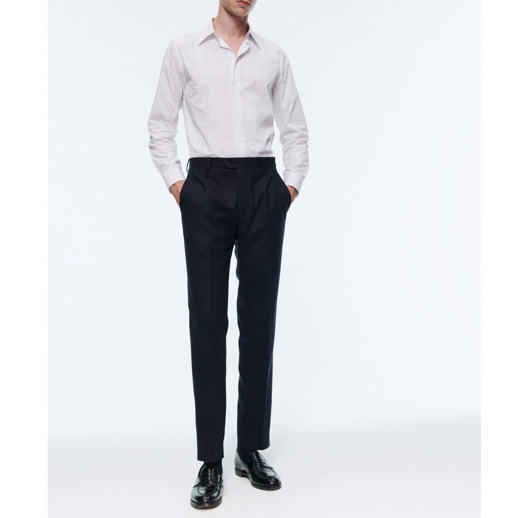 Fursac - Striped Cotton Poplin Shirt - White - Men