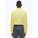 Chemise À Col Hirondelle En Coton - Jaune