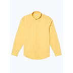 Fursac - Chemise À Col Hirondelle En Coton - Jaune