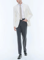 Chemise Col Hirondelle En Twill - Blanc